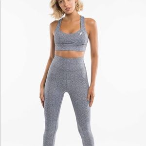 DoYouEven Excel Crop in Marl Grey